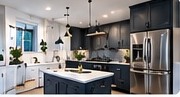 Modern kitchen design concept
